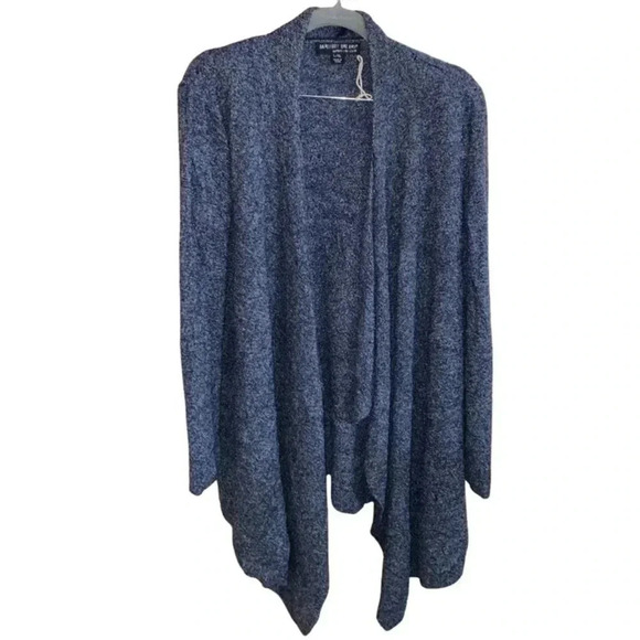 Barefoot Dreams Bamboo Chic Lite Knit Heather Blue L/XL - Picture 1 of 7